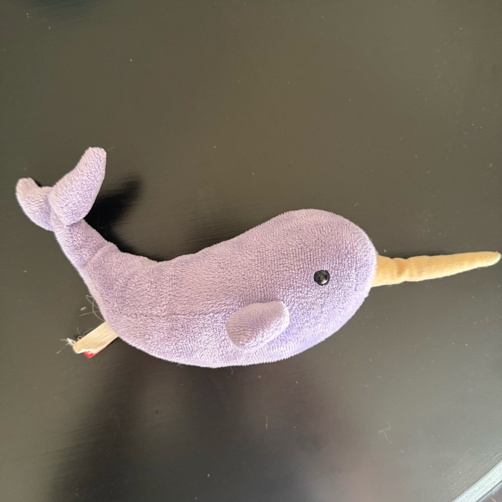 Purple Plush Narwhal Toy Douglas vintage collectible